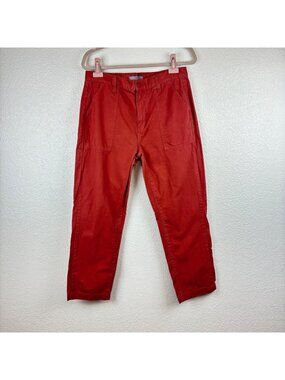✨3/$30 Joe's Jeans 30 Orange Cropped Cotton Pants Casual Style
